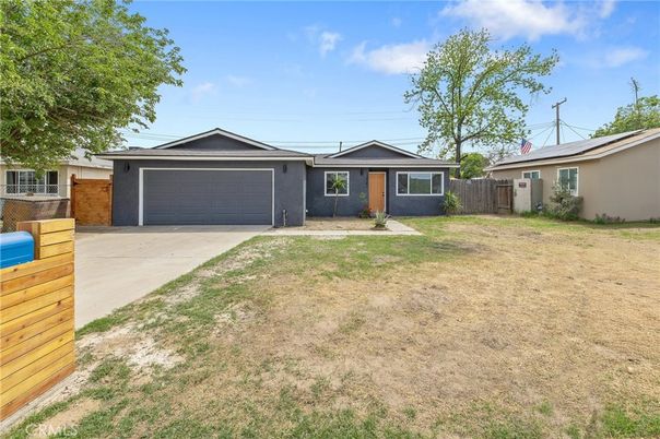Attached, Backyard, Exterior, Facade, Solar Panels, Ranch