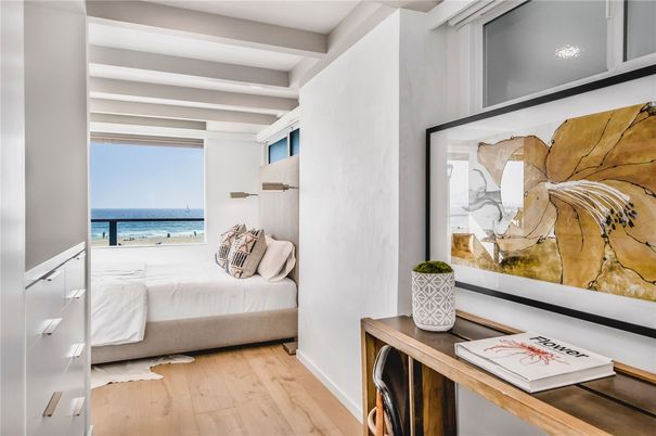 Bedroom, Interior, Water, Wood Texture Flooring