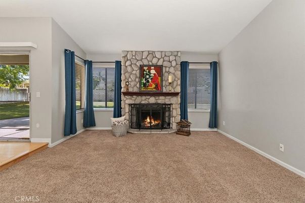 Empty room, Fireplace, Interior, Stone Walls