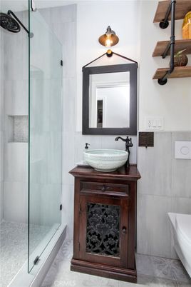 Bathroom, Glass Shower, Interior