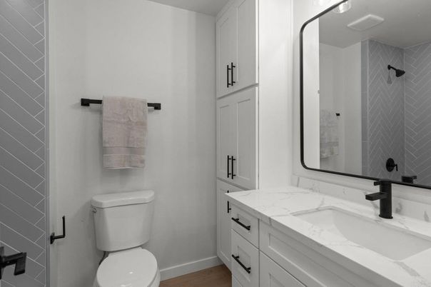 Bathroom, Interior, Wood Texture Flooring