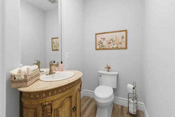 Bathroom, Interior, Wood Texture Flooring