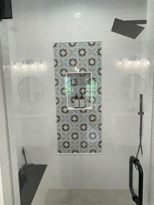 Bathroom, Glass Shower, Interior