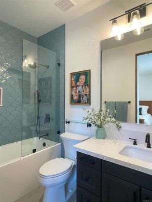 Bathroom, Bedroom, Glass Shower, Interior