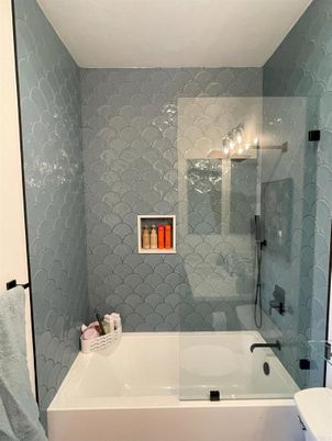 Bathroom, Glass Shower, Interior