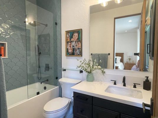 Bathroom, Bedroom, Glass Shower, Interior
