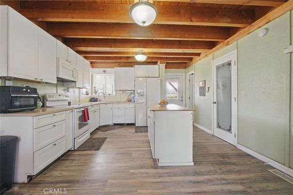 Interior, Kitchen, Wooden Beams, Wooden Ceilings, Wood Texture Flooring