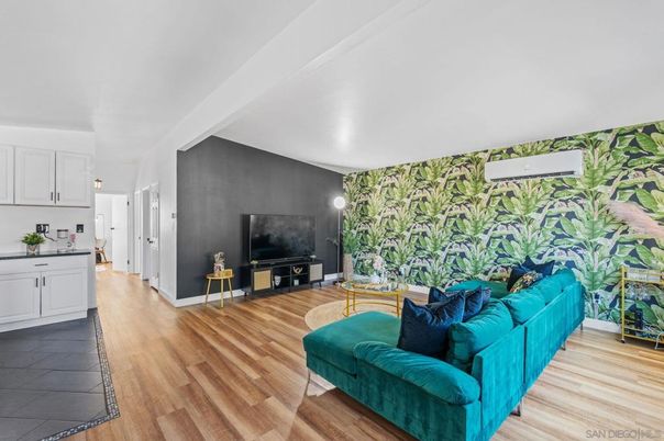 Interior, Kitchen, Living room, Wood Texture Flooring