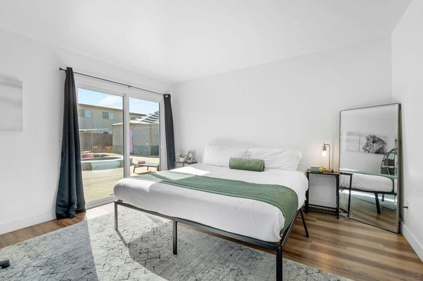 Bedroom, Interior, Wood Texture Flooring
