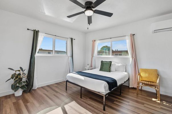 Bedroom, Interior, Wood Texture Flooring