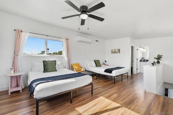 Bedroom, Interior, Wood Texture Flooring