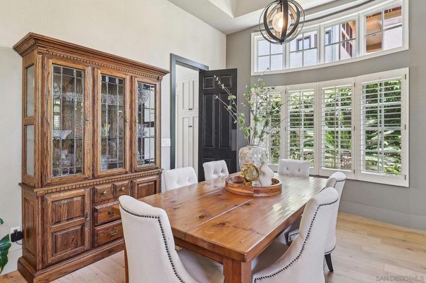 Dining room, Interior, Wood Texture Flooring