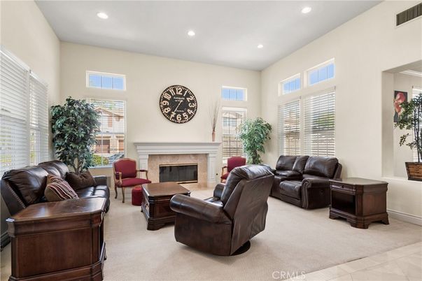 Fireplace, Interior, Living room, Recessed Lighting
