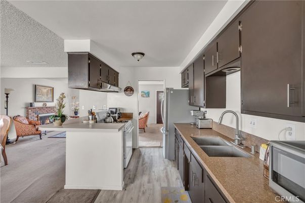 Interior, Kitchen, Wood Texture Flooring