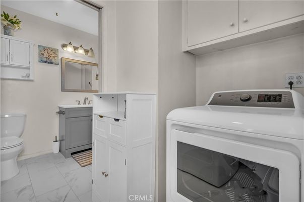 Bathroom, Interior, Marble, Washer