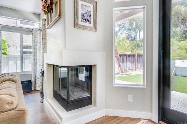 Fireplace, Interior, Wood Texture Flooring
