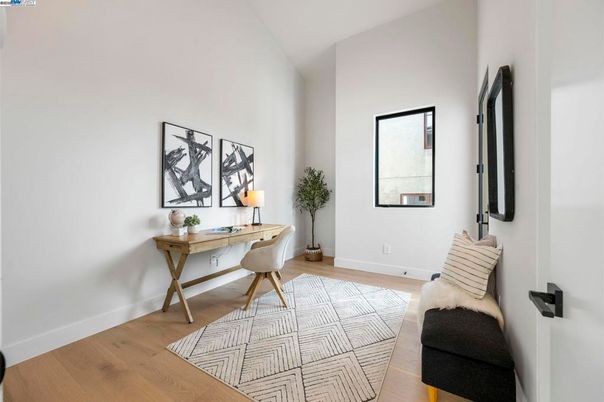 Home Office, Interior, Wood Texture Flooring