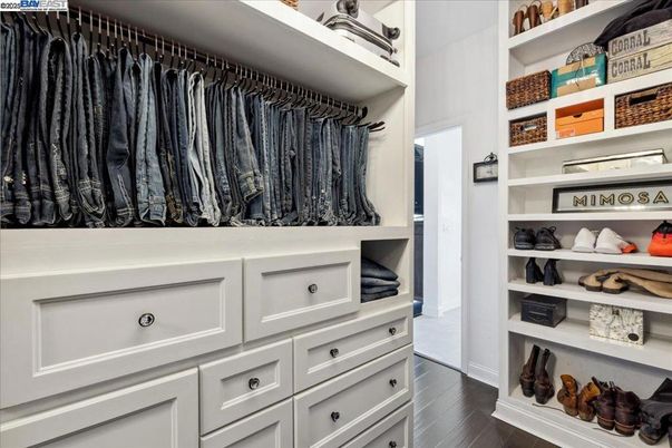 Interior, Walk-in Closets, Wood Texture Flooring