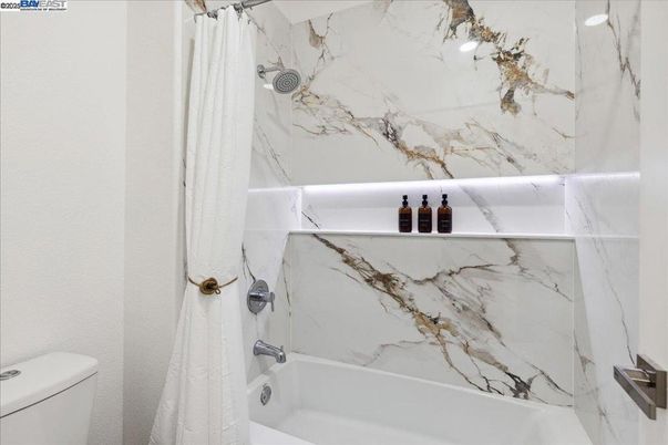 Bathroom, Interior, Marble Walls
