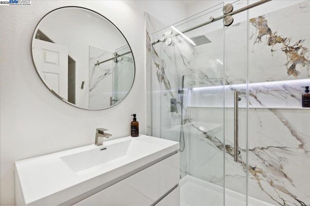 Chandelier, Interior, Kitchen, Recessed Lighting, Stainless Steel Appliances, Wood Texture Flooring