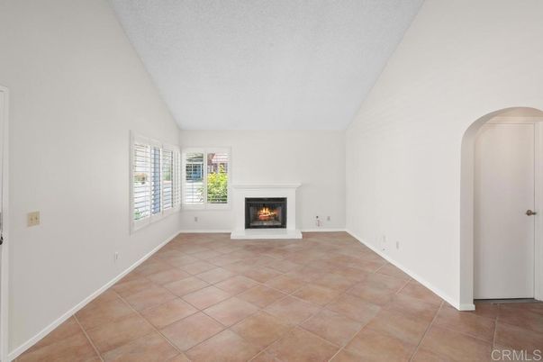 Empty room, Fireplace, Interior