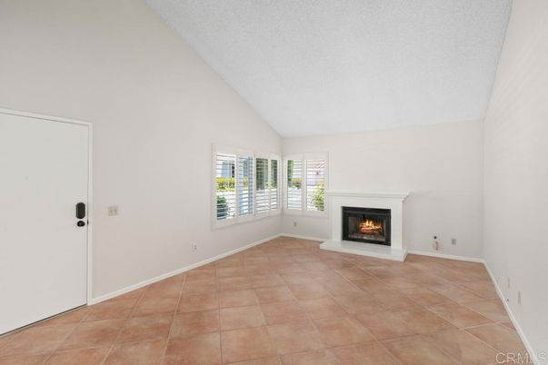 Empty room, Fireplace, Interior
