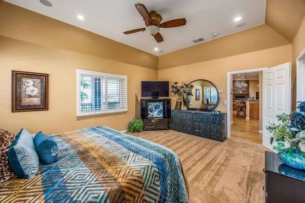 Bedroom, Interior, Recessed Lighting