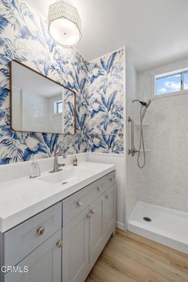 Bathroom, Interior, Wood Texture Flooring