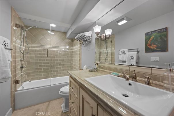 Bathroom, Glass Shower, Interior, Recessed Lighting, Tile Countertops