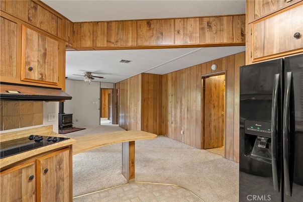 Interior, Kitchen, Wooden Walls