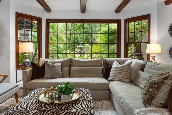 Interior, Living room, Wooden Beams
