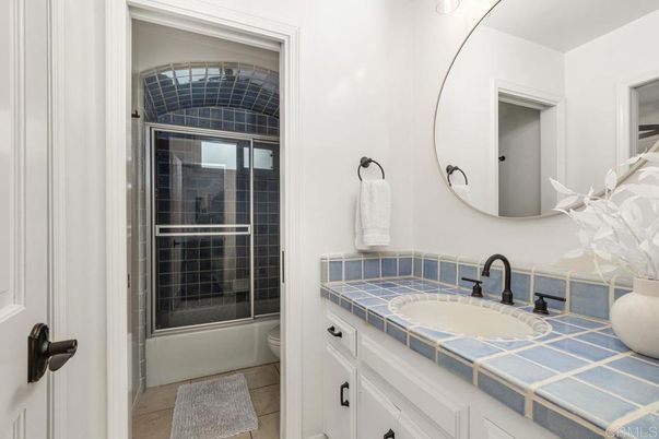 Bathroom, Glass Shower, Interior, Tile Countertops