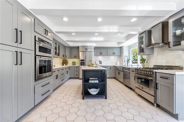 Interior, Kitchen, Recessed Lighting, Stainless Steel Appliances