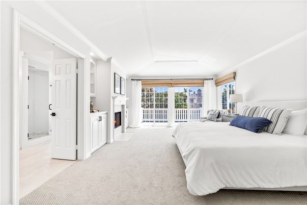 Bedroom, Fireplace, Interior