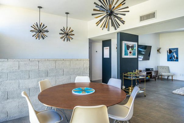 Dining room, Interior, Pendant Lights
