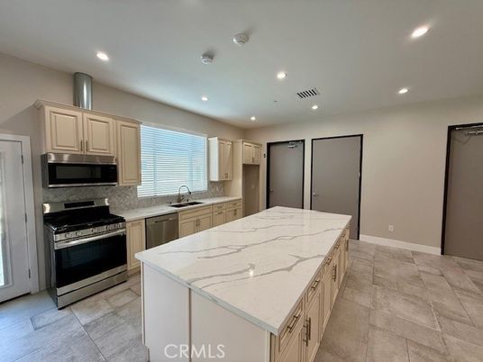 Interior, Kitchen, Recessed Lighting, Stainless Steel Appliances