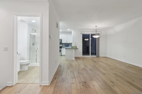 Bathroom, Interior, Kitchen, Pendant Lights, Recessed Lighting, Wood Texture Flooring