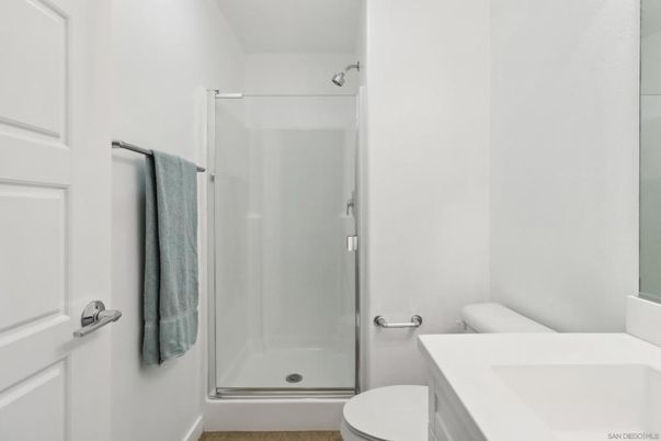 Bathroom, Glass Shower, Interior