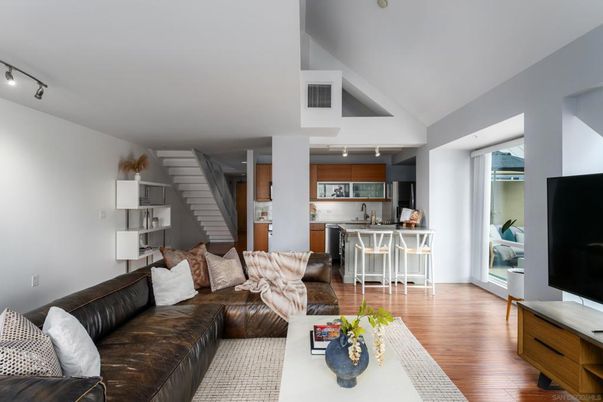 Interior, Kitchen, Living room, Wood Texture Flooring