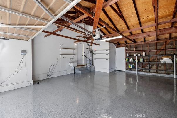 Garage, Interior, Wooden Beams, Wooden Ceilings