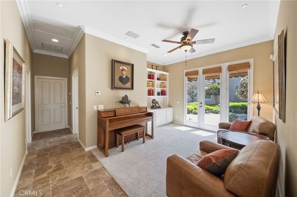 Interior, Living room, Piano, Recessed Lighting