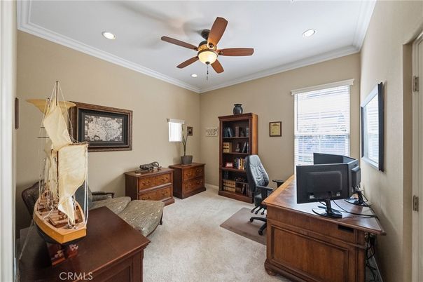 Home Office, Interior, Recessed Lighting