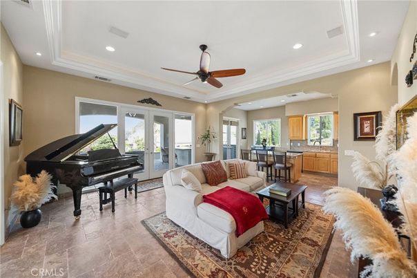 Interior, Living room, Piano, Recessed Lighting