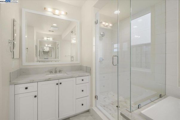 Bathroom, Glass Shower, Interior, Marble