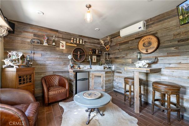 Interior, Recessed Lighting, Wood Texture Flooring, Wooden Walls
