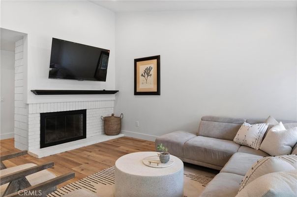 Fireplace, Interior, Living room, Wood Texture Flooring