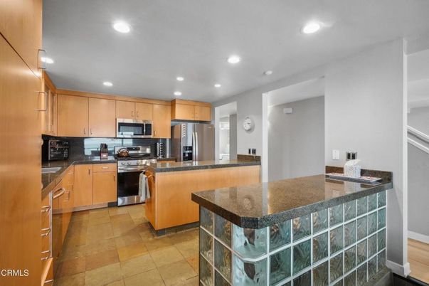 Interior, Kitchen, Recessed Lighting, Stainless Steel Appliances