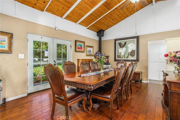 Dining room, Interior, Wooden Beams, Wooden Ceilings, Wood Texture Flooring