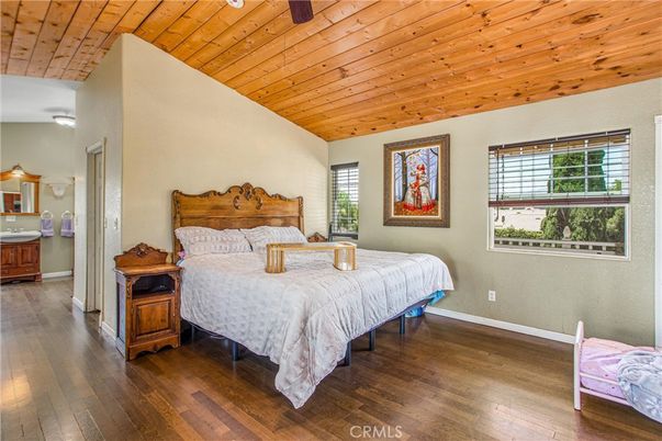 Bedroom, Interior, Wooden Ceilings, Wood Texture Flooring