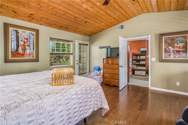 Bedroom, Interior, Wooden Ceilings, Wood Texture Flooring